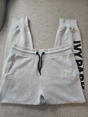 IVY PARK Light Gray Logo Sweatpants